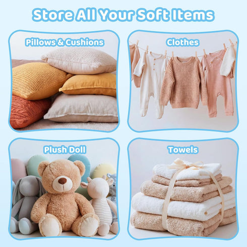 NTYNTY Clear Stuffed Animal Storage Bean Bag Chair Cover for Kids,Extra Large Beanbag Chair Cover with Zipper,PVC Bean