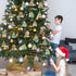 24Pcs Christmas Wooden Book Ornaments Book Lovers Gifts Xmas Tree Reading Ornament Bookshelf Hanging Wood Signs Crafts