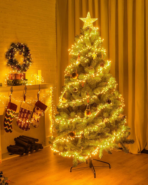 60 5 Fairy Lights Battery Operated, LED Fairy String Lights Waterproof Silver Wire Feet Firecracker Starry Light
