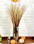 Admired By Nature 28" Artificial Wheat Grain Flowers & Grass Bush for Home Kitchen Office Wedding Fall Décor, Gold