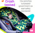 Cozy Birdy Boutique Car Seat Poncho for Kids Safe to Use Over Seat Belts Reversible Warm and Blanket Easy on Easy Off