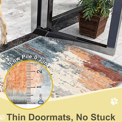 36" 60" COMSLE Door Mat for Dogs Muddy Paws Soft Absorbent Indoor Front Entryway Rug Machine Washable Entrance Mats Non
