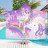 FUTBU 30x50, Unicorn Hooded Beach Towel, Unicorn Kids Hooded Poncho Towel for Girls, Cute Cartoon Soft Absorbent Bath