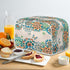 Quilted Boho Toaster Oven Covers, 4 Slice Kitchen Small Appliance Covers, Universal Size Dustproof Cover for Women Gift