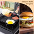 MyLifeUNIT 4-Cup Nonstick Egg Frying Pan, Skillet for Breakfast, Pancakes, Suitable for Gas Stove
