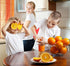Hand Juicer Citrus Orange Squeezer, Manual Lid Rotation Press Reamer for Lemon Lime Grapefruit with Strainer