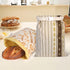 2 Pack Beeswax Bread Bags - Large Reusable Cotton Linen Food Storage Covers for Sourdough & Homemade Bread, Waxed Bags