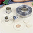 Round Cookie Cutters Set, 12 Pieces Biscuit Cookie Cutters, Circle Pastry Cutters for Baking Doughs and Doughnuts