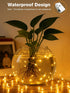 12Pack 7ft 20 3 Fairy Lights with Timer, LED Twinkle Light Battery Operated Modes, Mini String Lights for Christmas
