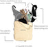 Two-Sided Travel Laundry Bag/Packing Cube for Travel - NATURAL