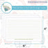 Meadowsweet Kitchens Recipe Card Set - 40 Double Sided 4 x 6 Inch Cards for Personalized Recipe Book