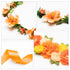 Little Cutie Citrus Maternity Sash, Orange Clementine Flower Crown, Mom to Be & Daddy to Be Corsage, Autumn Baby Shower