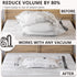 Vacuum Storage Bags, 4 Jumbo, 4 Large, Space Saver Bags with Travel Hand Pump for Clothes, Bedding, Pillows, Comforters
