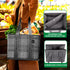 VENO 3 Pack 6 Reusable Grocery Bags, Shopping Bags for groceries, Utility Tote with Handles and Hard Bottom, Foldable