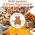 USEDGDIG 2PCS Terracotta Brown Sugar Saver Brown Sugar Keeper Disc Terra Cotta Sugar Softener for Food Storage