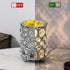 Wrought Iron Crystal Wax Warmer, Electric Oil Burner for Wax Melt Gifts & Decor, Home, Office, SPA