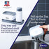 4-in-1 Set Countertop OMAIA Dish Soap Dispenser with Sponge Holder and Liquid Hand Soap Dispenser and Silicone Tray