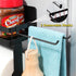 2 Pack 2 Paper Towel Holder Fridge Magnetic with Shelf - Paper Towel Holder Without Drilling + Magnet Spice Racks