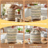 Coizyoe Bags-17"x13" 2Pack Reusable Beeswax Bread Large Bread Bags for Sourdough & Homemade Cloth BreadBags Keeps Fresh
