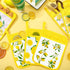 6 Pcs Pot Holders for Kitchen Heat Resistant Yellow Lemon Design Pot Holders with Hand Pockets and Hanging Loops Cotton