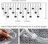Butterfly Curtain Fairy Light, 120 LED USB Window String Lights, Waterproof Copper Wire for Room Decor