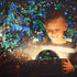 360 3-5 Dinosaur Night Light Projector for Kids, Rotating Dino Projection Lamp Star Projector for Bedroom Ceiling