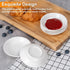6 Pack Ceramic Dip Bowls, 3 OZ White Soy Sauce Dishes for Serving Tomato Sauce, Soy, BBQ Party Supplies