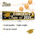 2025 Graduation Decorations - Gold Class of 2025 Banner and Yard Signs for Graduate Party Supplies