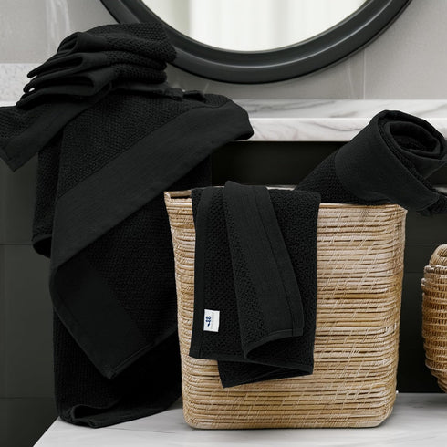 Pack 8 Set, 2 2 4 100% Tens Towels of Popcorn Textured Luxury Towels Extra Large Bath, Hand, Washcloths, Cotton, Plush