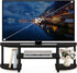 Furinno Turn-S-Tube Wide TV Entertainment Center, Espresso/Black