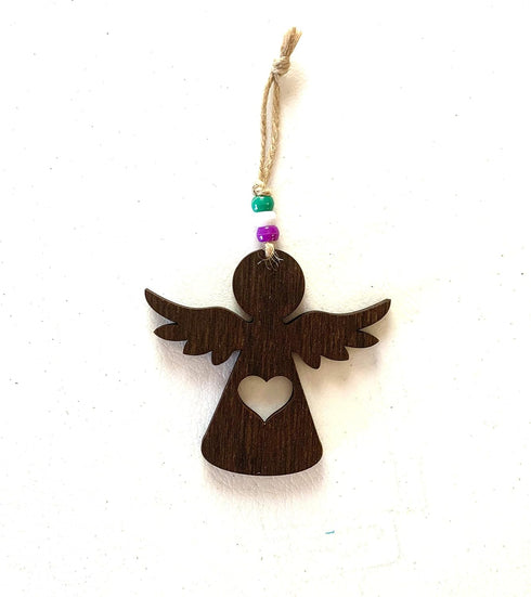 Guardian Angel – Olive Wood Hand-Crafted Figurine, Religious Decorative Wedding Christmas Easter Church Baptism Home