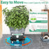 450lbs 15-22 Inch 1 Pack VANCASTLE Plant Caddy with Lockable Wheels Heavy Duty Capacity, Adjustable Plant Stand