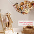 Hammock Hammock Stuffed Animal Storage Net Corner - Large Toy Net for Stuffed Animals Room Decor - Cute Stuff Animal