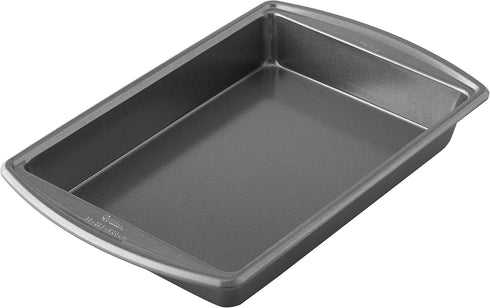 Wilton Advance Select Premium Nonstick Oblong Baking Pan, 9 x 13-Inch Steel, Silver
