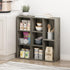3-Tier Furinno Pasir No Tool Assembly Open Shelf Bookcase, French Oak