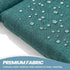 50x19.6 Inch Crestlive Adirondack Chair Cushion, Water Repellent, Fade Resistant, High Back Outdoor Rocking Chair