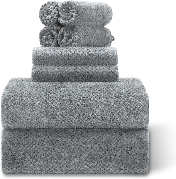 8 Pack Towel Set (2 Extra Large 40"x 80" Bath Towels Sheet,2