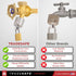 3/4-Inch 3 TRADESAFE Water Spigot Lock - Hose Bib Lock with Keyed Padlock, Fits Garden Hose Thread, Prevents Water