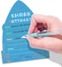 Yangmics Direct 25 Pack Shark Birthday Party Invitations with Envelopes, Double Sided Fill-In
