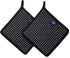 Encasa Homes 8 inches Oven Microwave Potholders (2 pc Set) - Heat Resistant for Kitchen Cooking & Baking