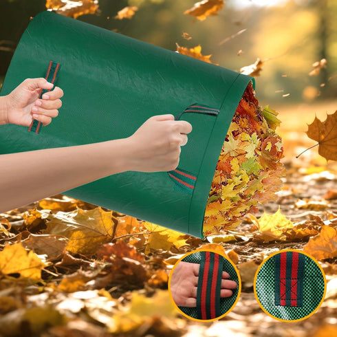 VBWSL 3 80 trimmings, yard waste bags, pcs, gallon capacity, suitable for grass clippings, fallen leaves and tree yard