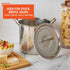 IMUSA 8 Quart Stainless Steel Stock Pot with Lid: Silver