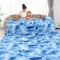 Fleece Throw Blanket Cozy Soft Lightweight Throw Blankets Warm Plush Blue Fall