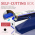 54in 100 Grandipity Plastic Tablecloth Roll - x Ft. Navy Blue Plastic Table Cloths for Parties Disposable with Cutter