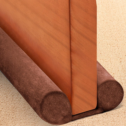 GDHOMM Under Door Draft Stopper, Adjustable Weather Stripping Gap Filler & Seal, Coffee