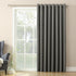 Sun Zero Barrow Energy Efficient Grommet Sliding Patio Door Curtain Panel, 100" x 84", Steel Color