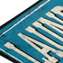 KLL Laundry Room Blue Background Kitchen Floor Mats Non-Slip Modern Polyester Indoor Outdoor Aqua Area Rugs Living Room Bath Doormat Home Decor Runner Rug 39×20in by KLL