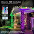 66ft 200 120+ Dimmable 4th Brizled Color Changing RGB Christmas Lights, LED Red White Blue String Lights Music Sync