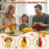 Positive Crochet Hotdog Taco Plush-Easter Basket Stuffers & Birthday Gifts for Women Men Mom Dad Daughter Son Friends