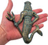 Wowser Green Cast Iron King Neptune Wall Hooks, Set of 2, 6.5 Inches